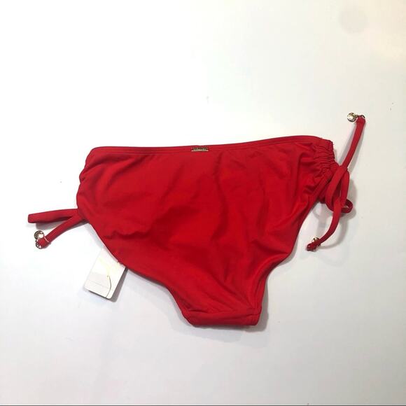 Anne Cole Coral Side Tie Swim Bottom bikini XS - Picture 5 of 6